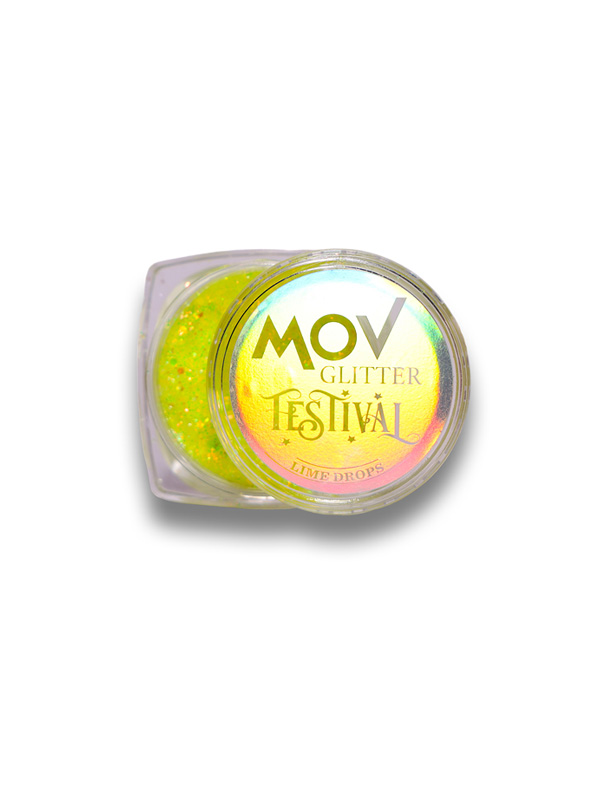 MOV Glitter Lime Drops