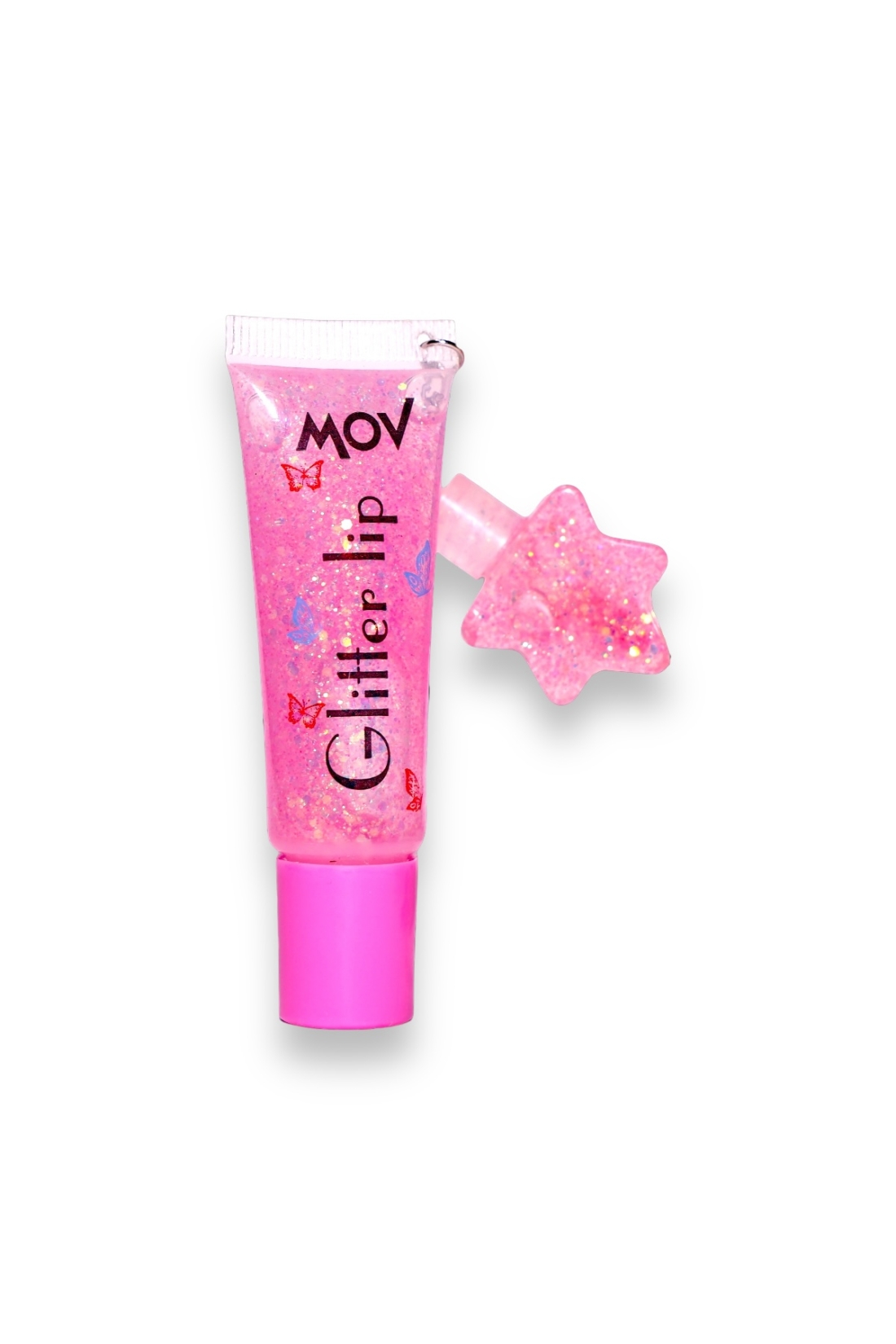 MOV Glitter Key Gloss Mavi Pink